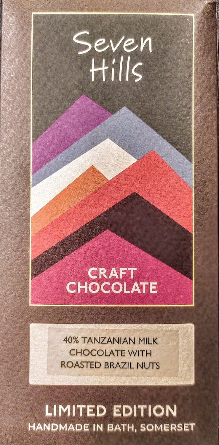 40 % Tanzanian Milk Chocolate with Roasted Brazil Nuts